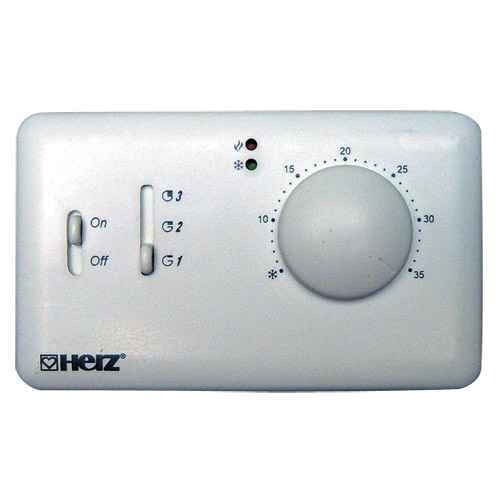 HERZ-Elektronik Oda Termostatı, Fan Coil için - 1 7795 05